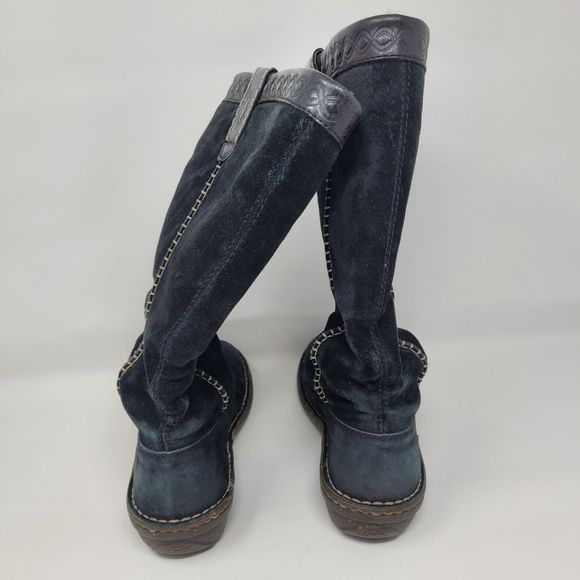 UGG Swell Tall Suede Leather Sheepskin Sherpa Boots Style 5676 Womens 7, EUR 38 - Picture 8 of 8